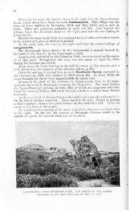 In questa pagina, la foto ritrare un carroarmato ribaltato nel campo