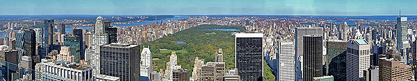 Manhattan, dal Rockefeller Center, New York