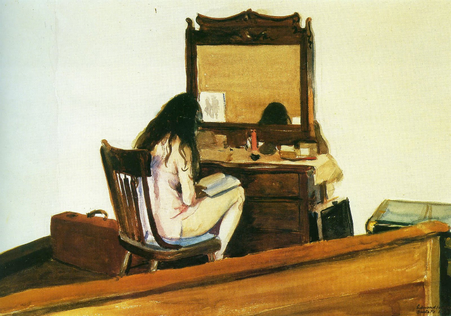 Edward Hopper, Interior (Model Reading), 1925