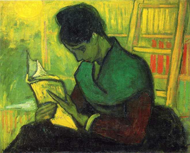 Liseuse de Roman (Lettrice di romanzo), di Vincent Van Gogh (1888)