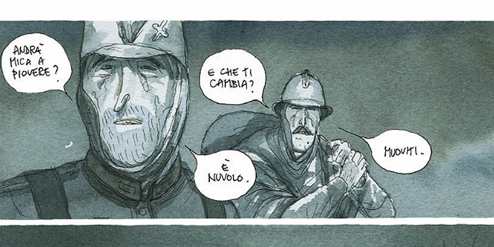 Una tavola da "unastoria" di Gipi, Coconino Press