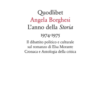 Angela Borghesi, L'anno della Storia (Quodlibet) copertina