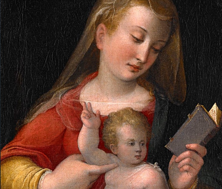 Barbara Longhi, Madonna con bambino, 1585 (Wikiart)
