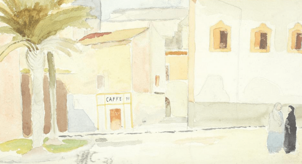 Henri Catargi, Paesaggio mediterraneo, 1932