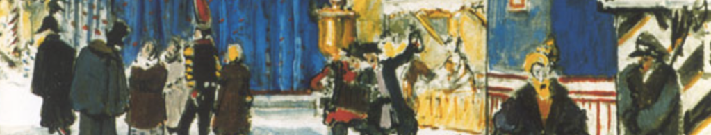 Alexandre Benois, 1911, Bozzetto per Petrushka di Igor Stravinsky