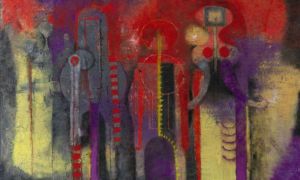 Rufino Tamayo, Tres Personajes - 1970 - Wikiart